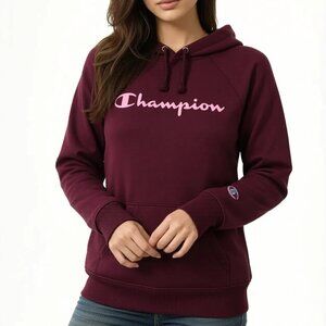 Champion Women’s Hoodie Sweatshirt - Burgundy